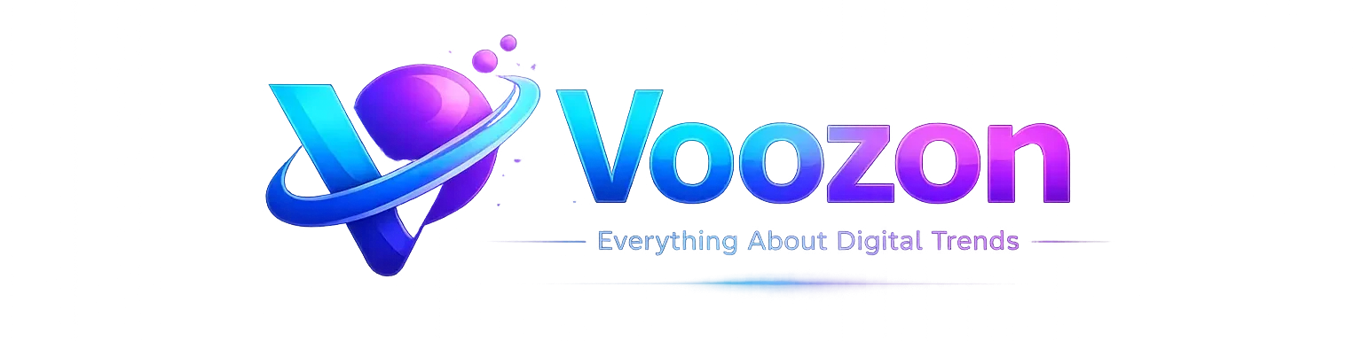 Official Voozon.com Logo – Modern Voozon Brand Identity